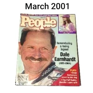 People Magazine Remembering a Racing Legend Dale Earnhardt Issue March 5, 2001.